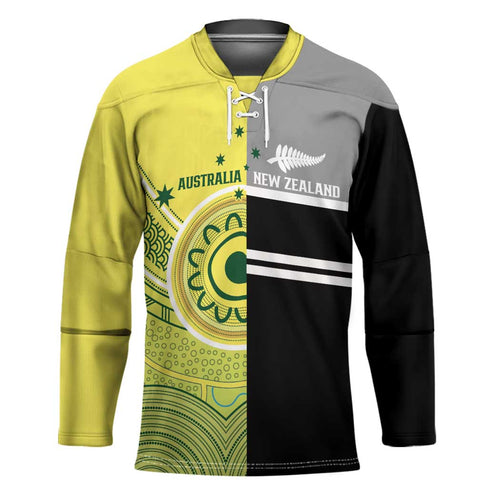 Custom Cricket AUNZ Spirit Hockey Jersey Aussie New Zealand Retro Edition - Aussie Hoodie
