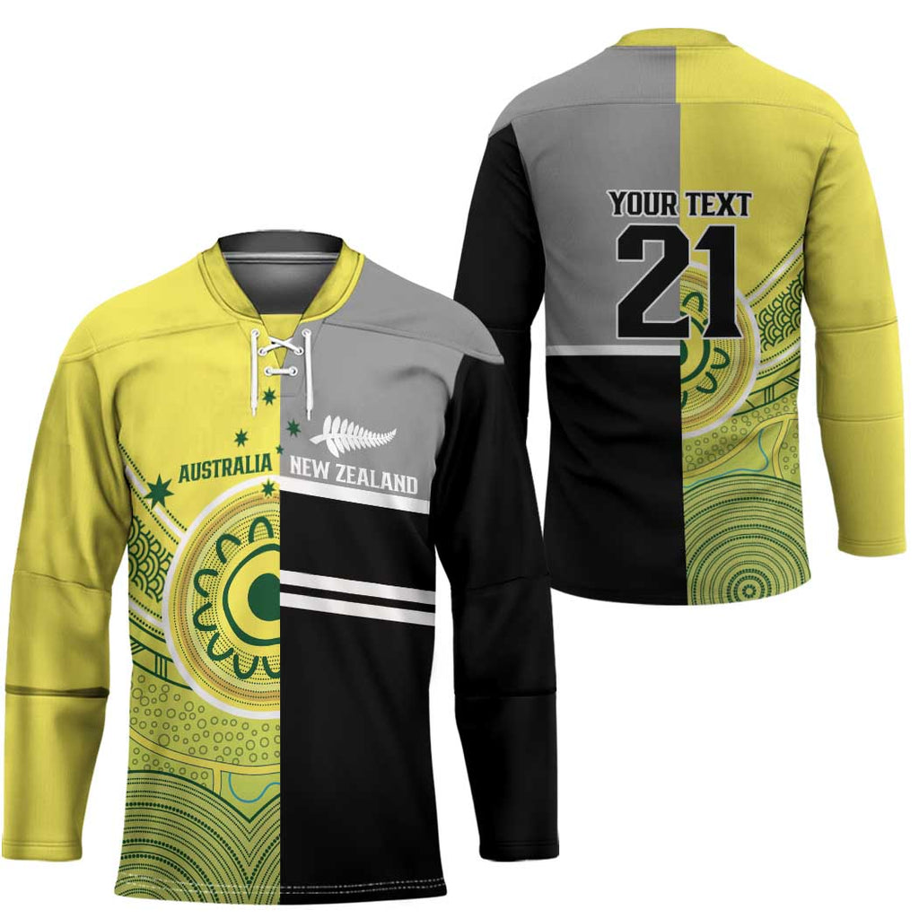 Custom Cricket AUNZ Spirit Hockey Jersey Aussie New Zealand Retro Edition - Aussie Hoodie