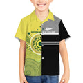 Custom Cricket AUNZ Spirit Kid Hawaiian Shirt Aussie New Zealand Retro Edition - Aussie Hoodie
