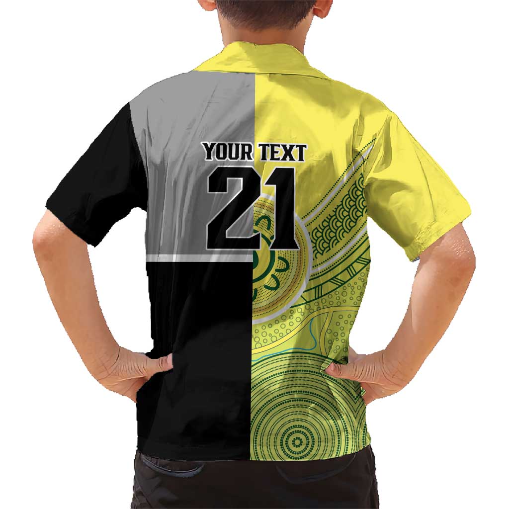 Custom Cricket AUNZ Spirit Kid Hawaiian Shirt Aussie New Zealand Retro Edition - Aussie Hoodie