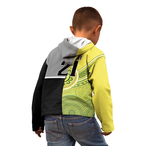 Custom Cricket AUNZ Spirit Kid Hoodie Aussie New Zealand Retro Edition - Aussie Hoodie