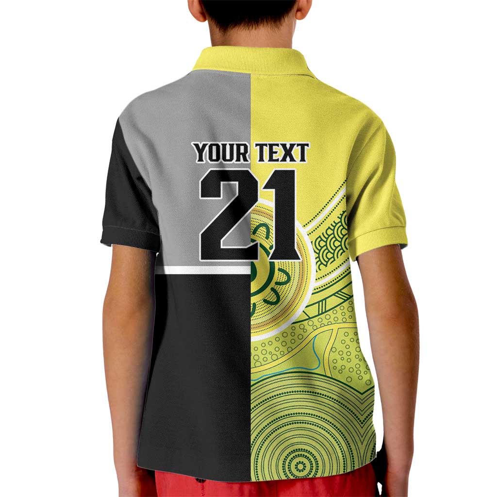 Custom Cricket AUNZ Spirit Kid Polo Shirt Aussie New Zealand Retro Edition - Aussie Hoodie