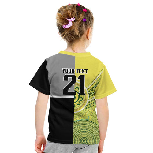 Custom Cricket AUNZ Spirit Kid T Shirt Aussie New Zealand Retro Edition - Aussie Hoodie