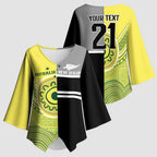 Custom Cricket AUNZ Spirit Kimono Sleeve Blouse Aussie New Zealand Retro Edition - Aussie Hoodie