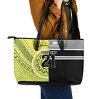 Custom Cricket AUNZ Spirit Leather Tote Bag Aussie New Zealand Retro Edition - Aussie Hoodie