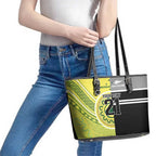 Custom Cricket AUNZ Spirit Leather Tote Bag Aussie New Zealand Retro Edition - Aussie Hoodie