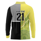 Custom Cricket AUNZ Spirit Long Sleeve Polo Shirt Aussie New Zealand Retro Edition - Aussie Hoodie
