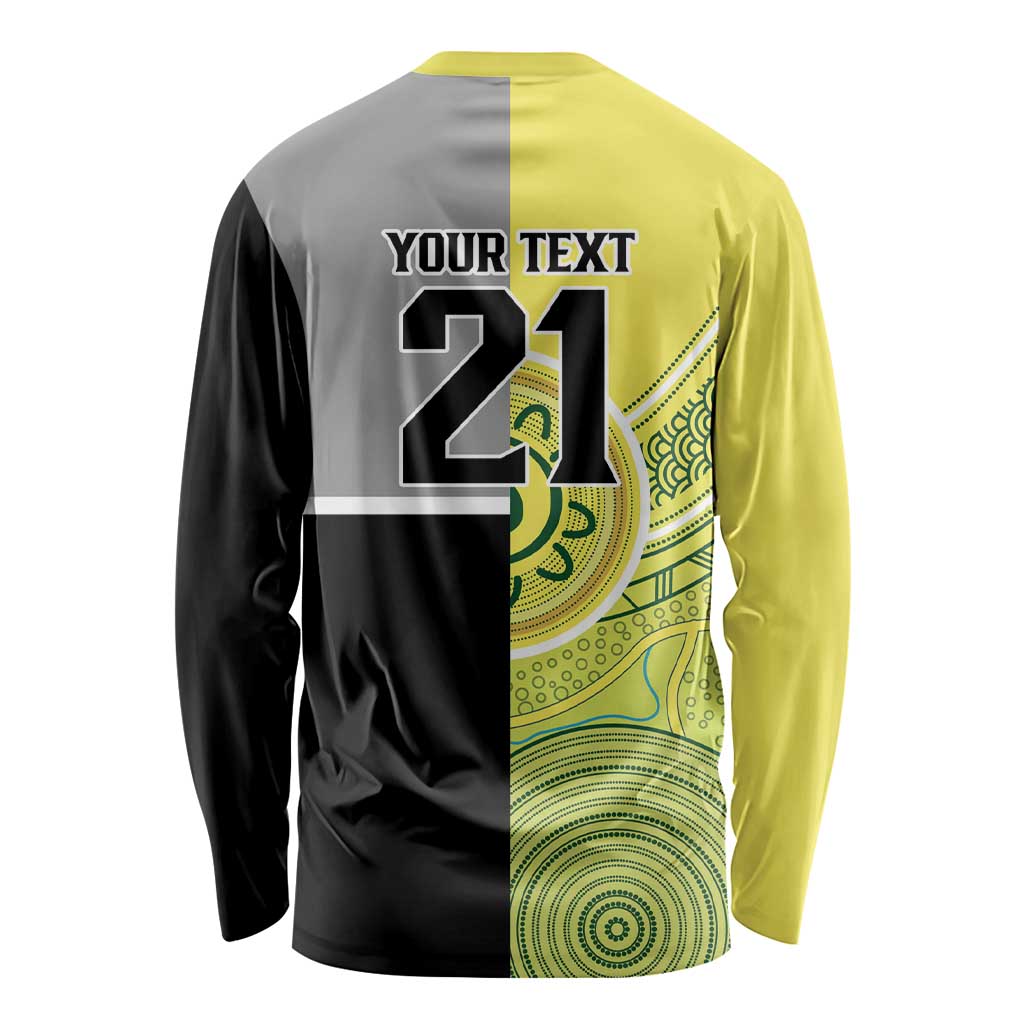 Custom Cricket AUNZ Spirit Long Sleeve Shirt Aussie New Zealand Retro Edition - Aussie Hoodie