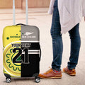 Custom Cricket AUNZ Spirit Luggage Cover Aussie New Zealand Retro Edition - Aussie Hoodie