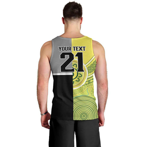 Custom Cricket AUNZ Spirit Men Tank Top Aussie New Zealand Retro Edition - Aussie Hoodie