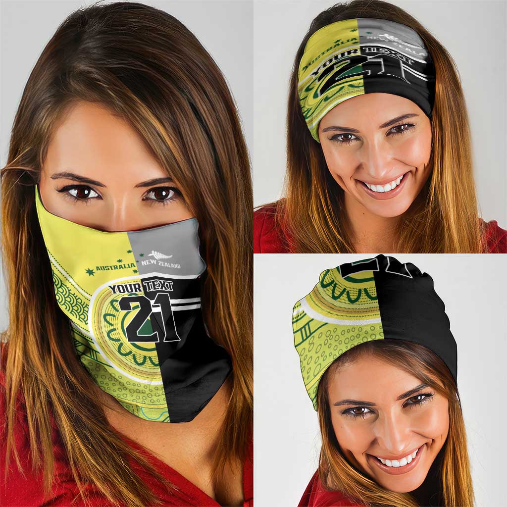 Custom Cricket AUNZ Spirit Neck Gaiter Aussie New Zealand Retro Edition - Aussie Hoodie