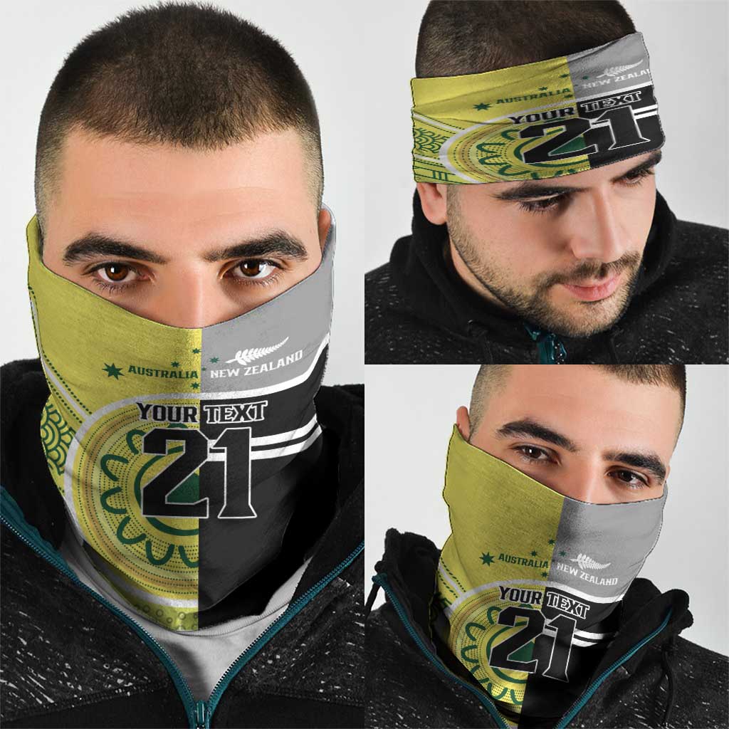 Custom Cricket AUNZ Spirit Neck Gaiter Aussie New Zealand Retro Edition - Aussie Hoodie