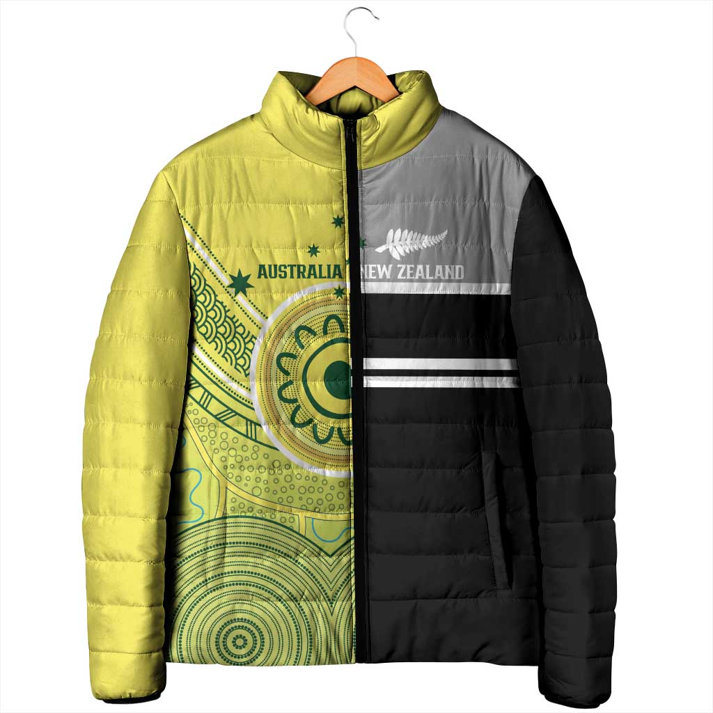 Custom Cricket AUNZ Spirit Padded Jacket Aussie New Zealand Retro Edition - Aussie Hoodie