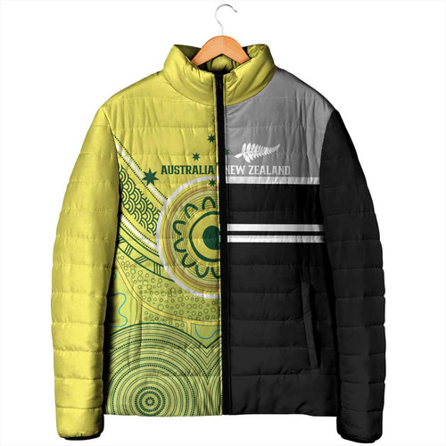 Custom Cricket AUNZ Spirit Padded Jacket Aussie New Zealand Retro Edition - Aussie Hoodie