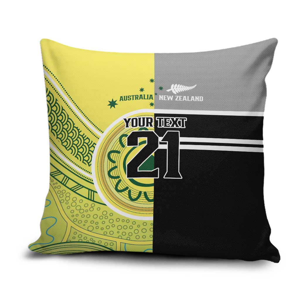 Custom Cricket AUNZ Spirit Pillow Cover Aussie New Zealand Retro Edition - Aussie Hoodie
