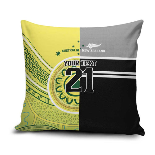 Custom Cricket AUNZ Spirit Pillow Cover Aussie New Zealand Retro Edition - Aussie Hoodie