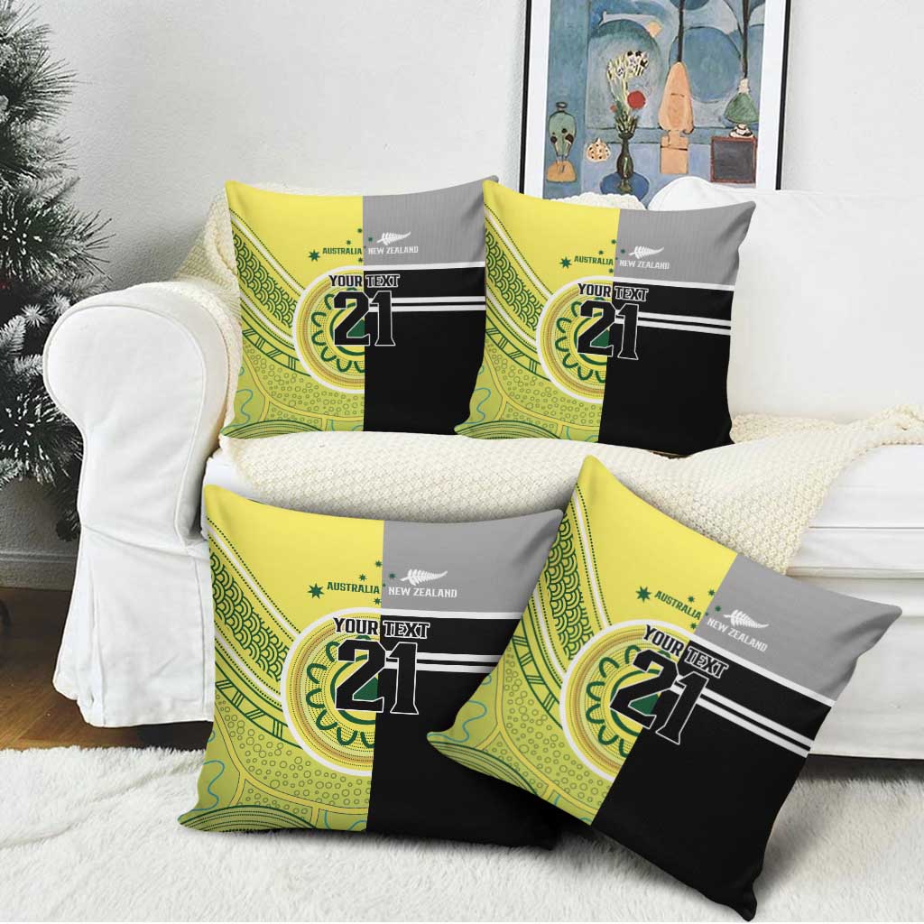 Custom Cricket AUNZ Spirit Pillow Cover Aussie New Zealand Retro Edition - Aussie Hoodie