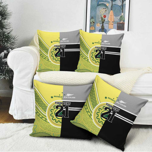Custom Cricket AUNZ Spirit Pillow Cover Aussie New Zealand Retro Edition - Aussie Hoodie