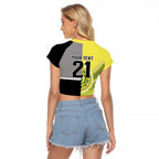 Custom Cricket AUNZ Spirit Raglan Cropped T Shirt Aussie New Zealand Retro Edition - Aussie Hoodie
