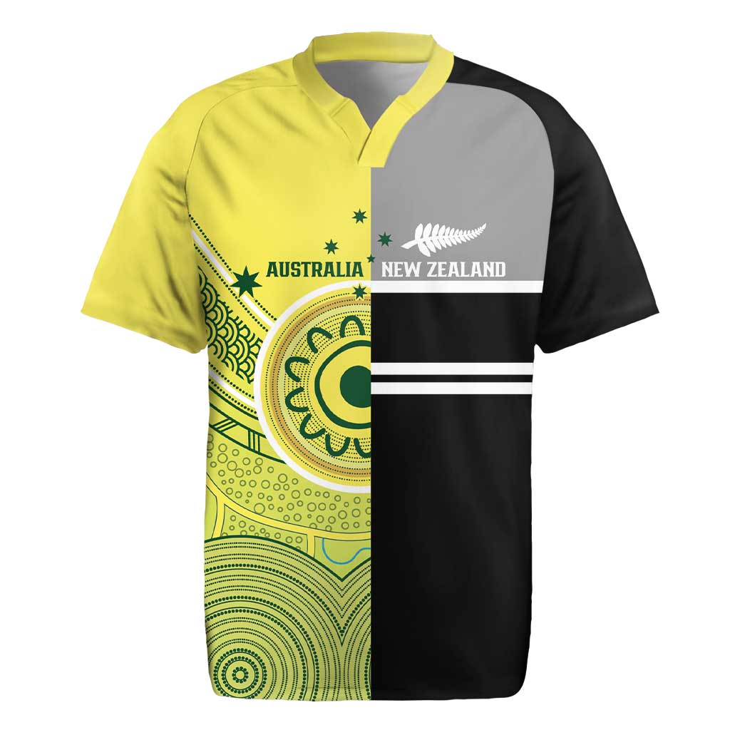 Custom Cricket AUNZ Spirit Rugby Jersey Aussie New Zealand Retro Edition - Aussie Hoodie