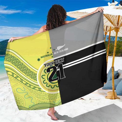 Custom Cricket AUNZ Spirit Sarong Aussie New Zealand Retro Edition - Aussie Hoodie
