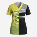 Custom Cricket AUNZ Spirit Scrub Top Aussie New Zealand Retro Edition - Aussie Hoodie