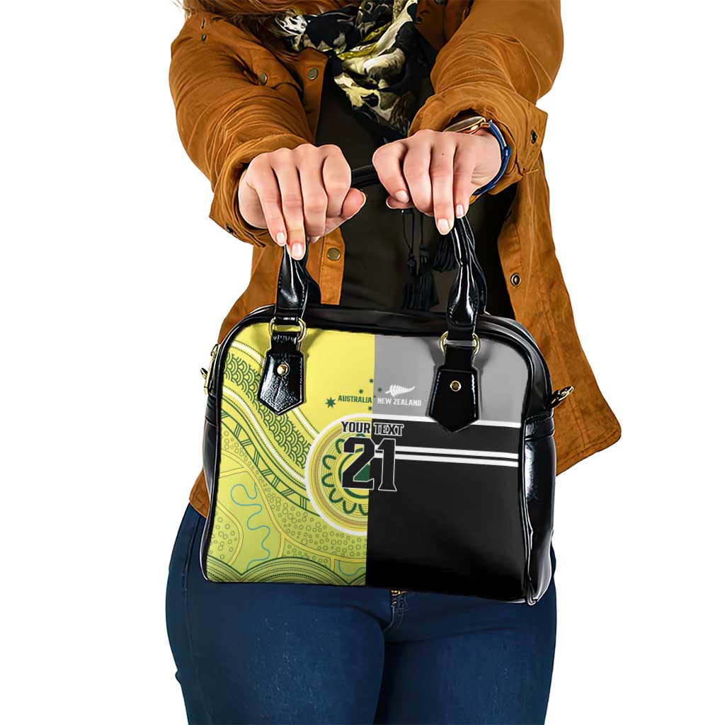 Custom Cricket AUNZ Spirit Shoulder Handbag Aussie New Zealand Retro Edition - Aussie Hoodie