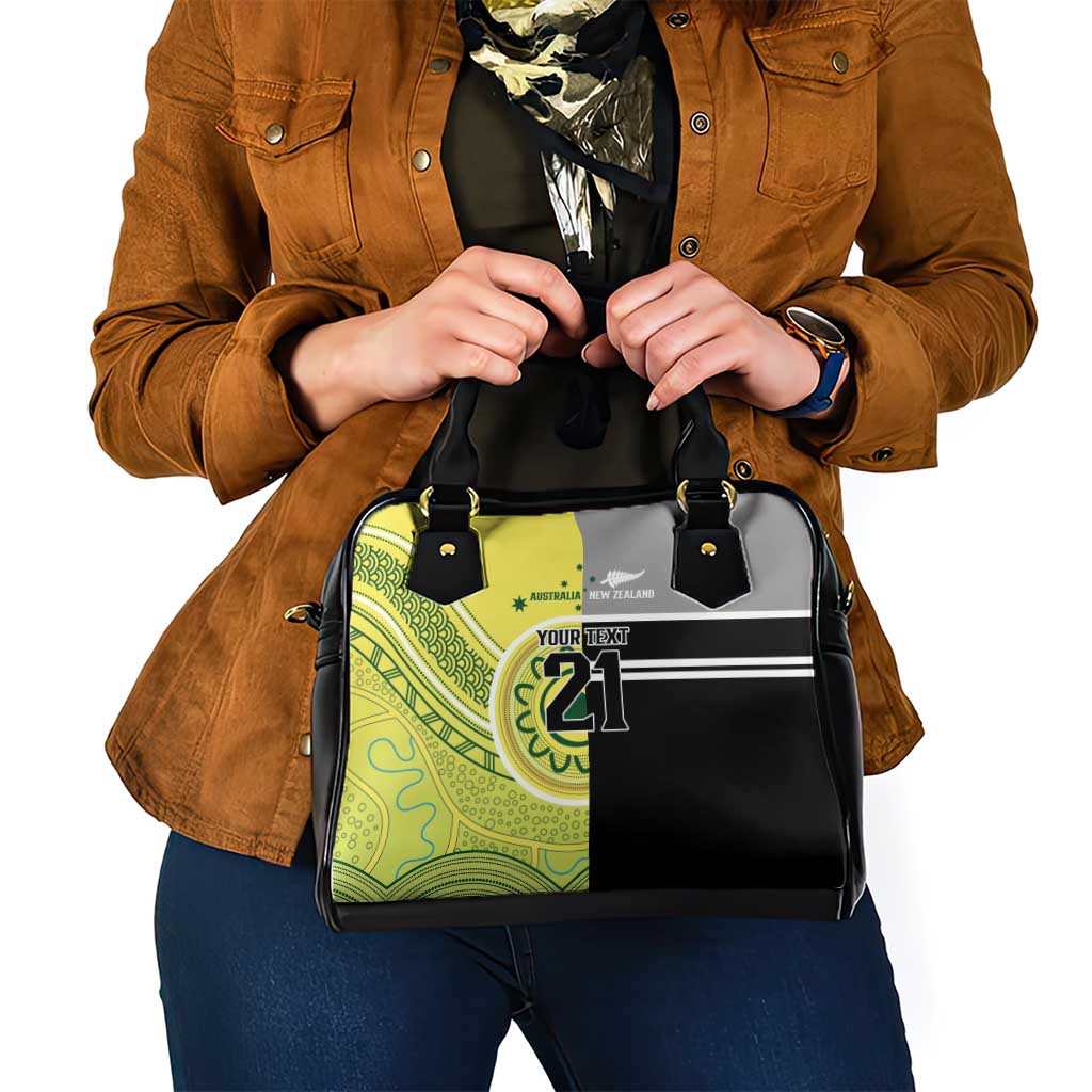 Custom Cricket AUNZ Spirit Shoulder Handbag Aussie New Zealand Retro Edition - Aussie Hoodie