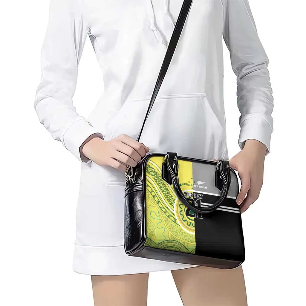 Custom Cricket AUNZ Spirit Shoulder Handbag Aussie New Zealand Retro Edition - Aussie Hoodie