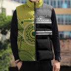 Custom Cricket AUNZ Spirit Sleeveless Puffer Jacket Aussie New Zealand Retro Edition - Aussie Hoodie