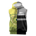 Custom Cricket AUNZ Spirit Sleeveless Zip Hoodie Aussie New Zealand Retro Edition LT9
