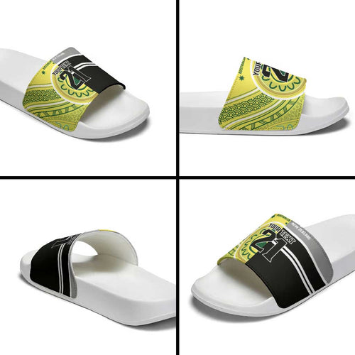 Custom Cricket AUNZ Spirit Slide Sandals Aussie New Zealand Retro Edition - Aussie Hoodie