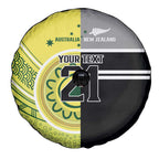 Custom Cricket AUNZ Spirit Spare Tire Cover Aussie New Zealand Retro Edition - Aussie Hoodie