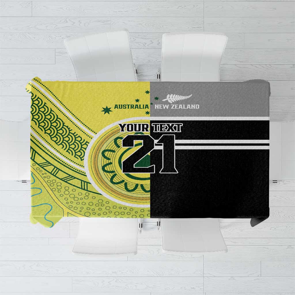 Custom Cricket AUNZ Spirit Tablecloth Aussie New Zealand Retro Edition - Aussie Hoodie