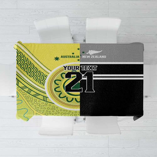 Custom Cricket AUNZ Spirit Tablecloth Aussie New Zealand Retro Edition - Aussie Hoodie