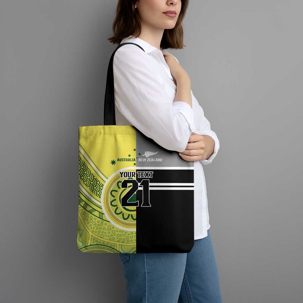 Custom Cricket AUNZ Spirit Tote Bag Aussie New Zealand Retro Edition - Aussie Hoodie