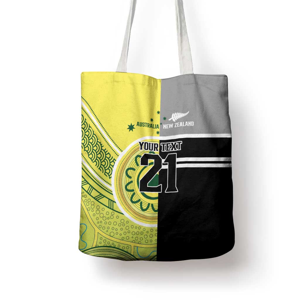 Custom Cricket AUNZ Spirit Tote Bag Aussie New Zealand Retro Edition - Aussie Hoodie
