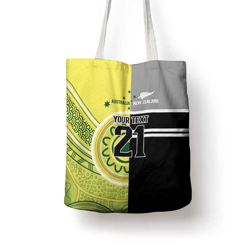Custom Cricket AUNZ Spirit Tote Bag Aussie New Zealand Retro Edition - Aussie Hoodie