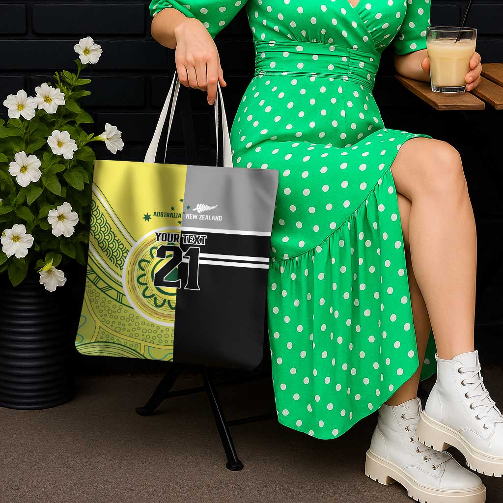 Custom Cricket AUNZ Spirit Tote Bag Aussie New Zealand Retro Edition - Aussie Hoodie
