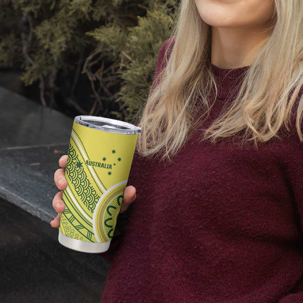 Custom Cricket AUNZ Spirit Tumbler Cup Aussie New Zealand Retro Edition - Aussie Hoodie