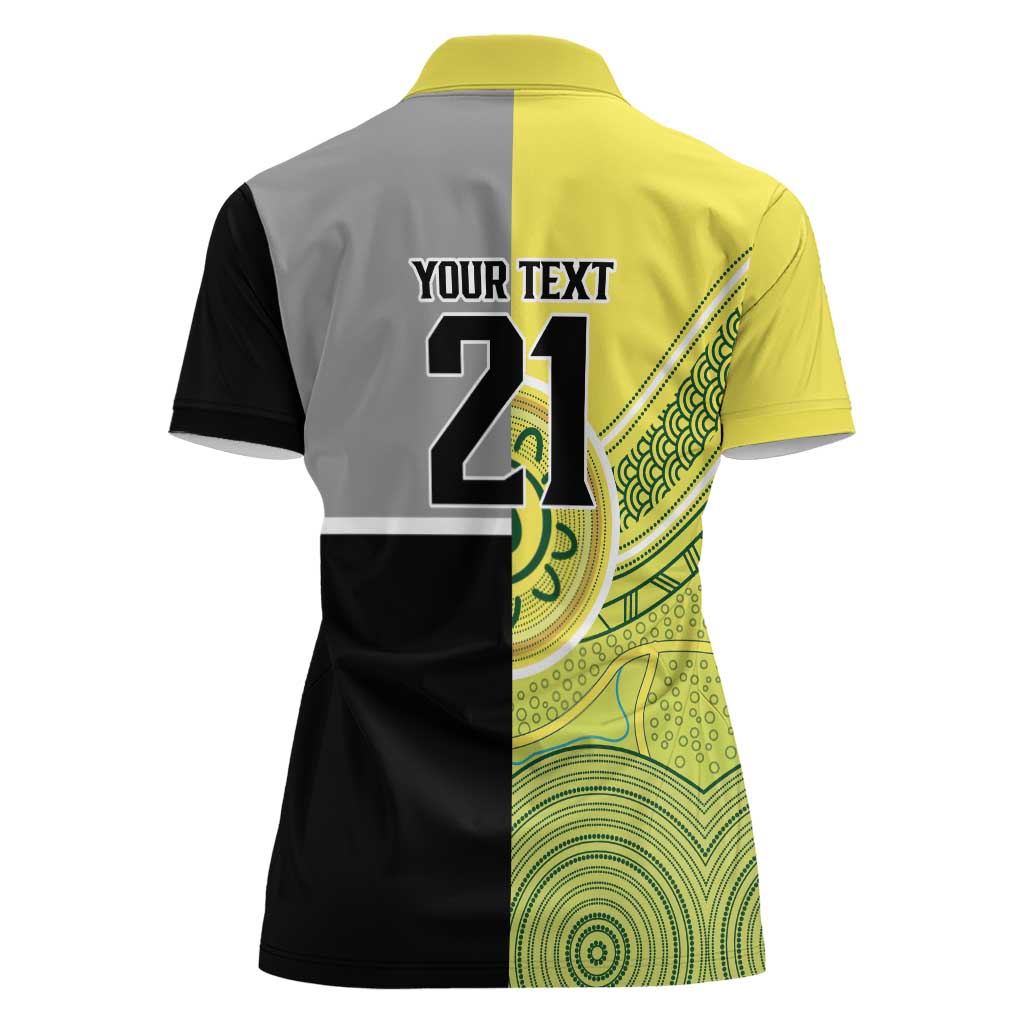 Custom Cricket AUNZ Spirit Women Polo Shirt Aussie New Zealand Retro Edition - Aussie Hoodie