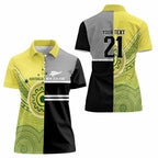Custom Cricket AUNZ Spirit Women Polo Shirt Aussie New Zealand Retro Edition - Aussie Hoodie