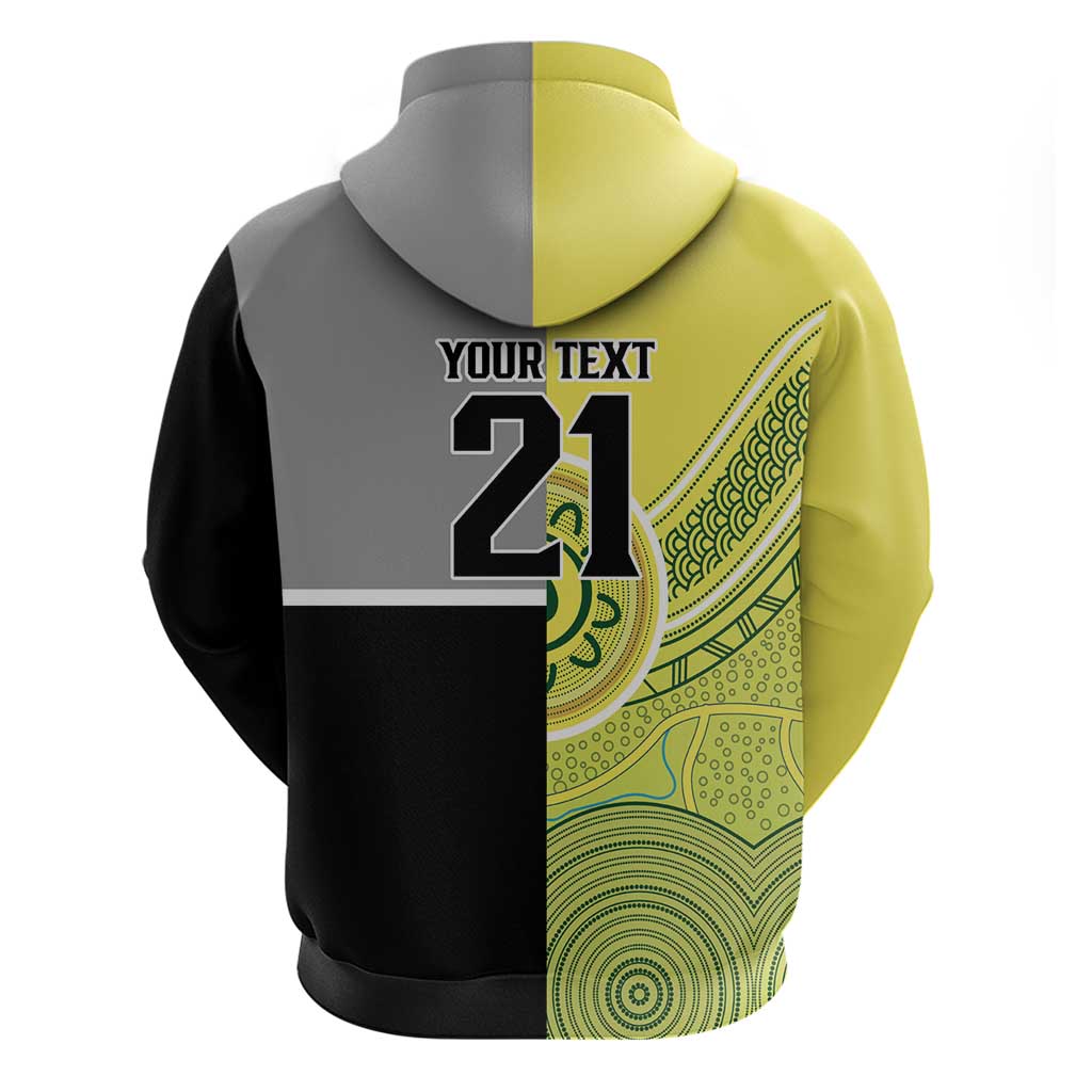 Custom Cricket AUNZ Spirit Zip Hoodie Aussie New Zealand Retro Edition - Aussie Hoodie