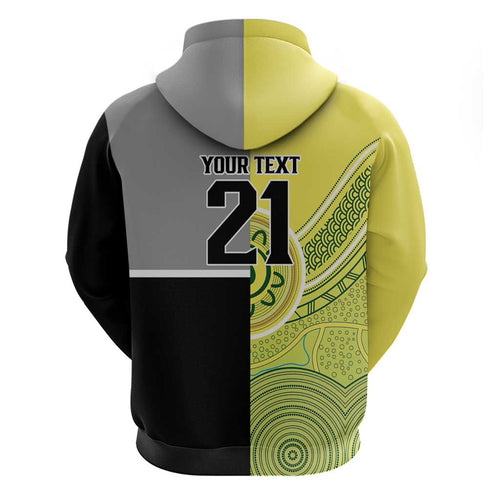 Custom Cricket AUNZ Spirit Zip Hoodie Aussie New Zealand Retro Edition - Aussie Hoodie