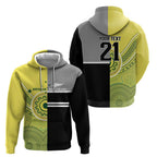 Custom Cricket AUNZ Spirit Zip Hoodie Aussie New Zealand Retro Edition - Aussie Hoodie