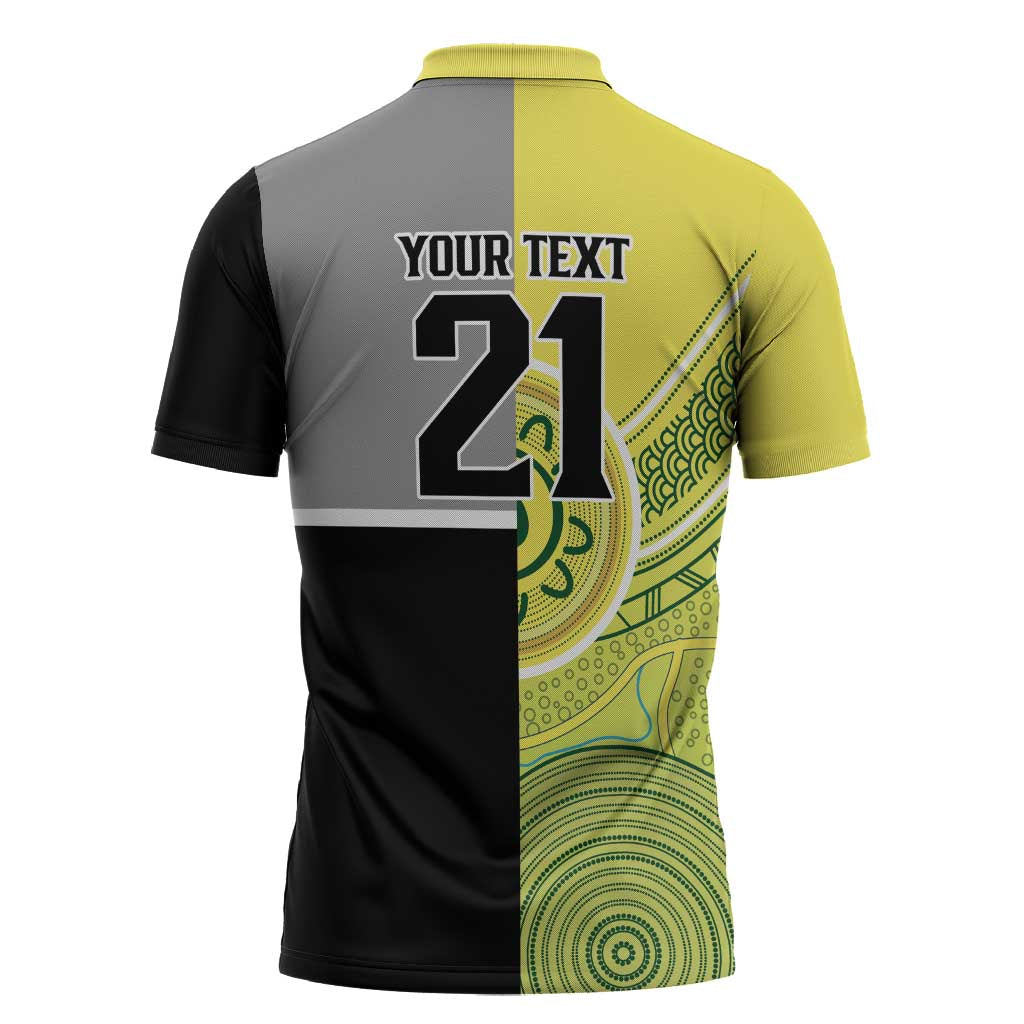 Custom Cricket AUNZ Spirit Zipper Polo Shirt Aussie New Zealand Retro Edition - Aussie Hoodie