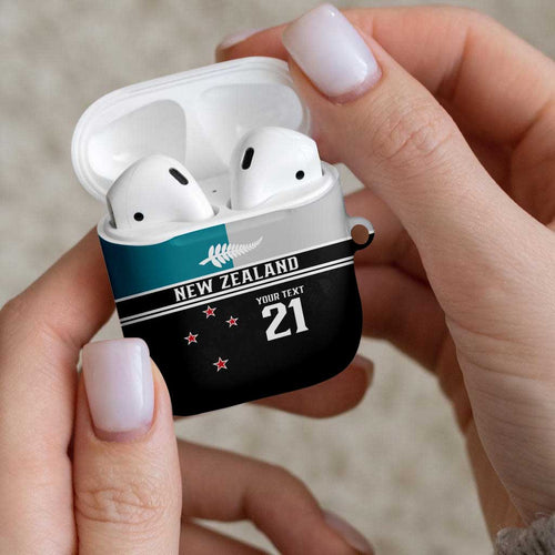 Custom NZ Cricket Pride AirPods Case Silver Fern Fan Supporter Apparel - Aussie Hoodie