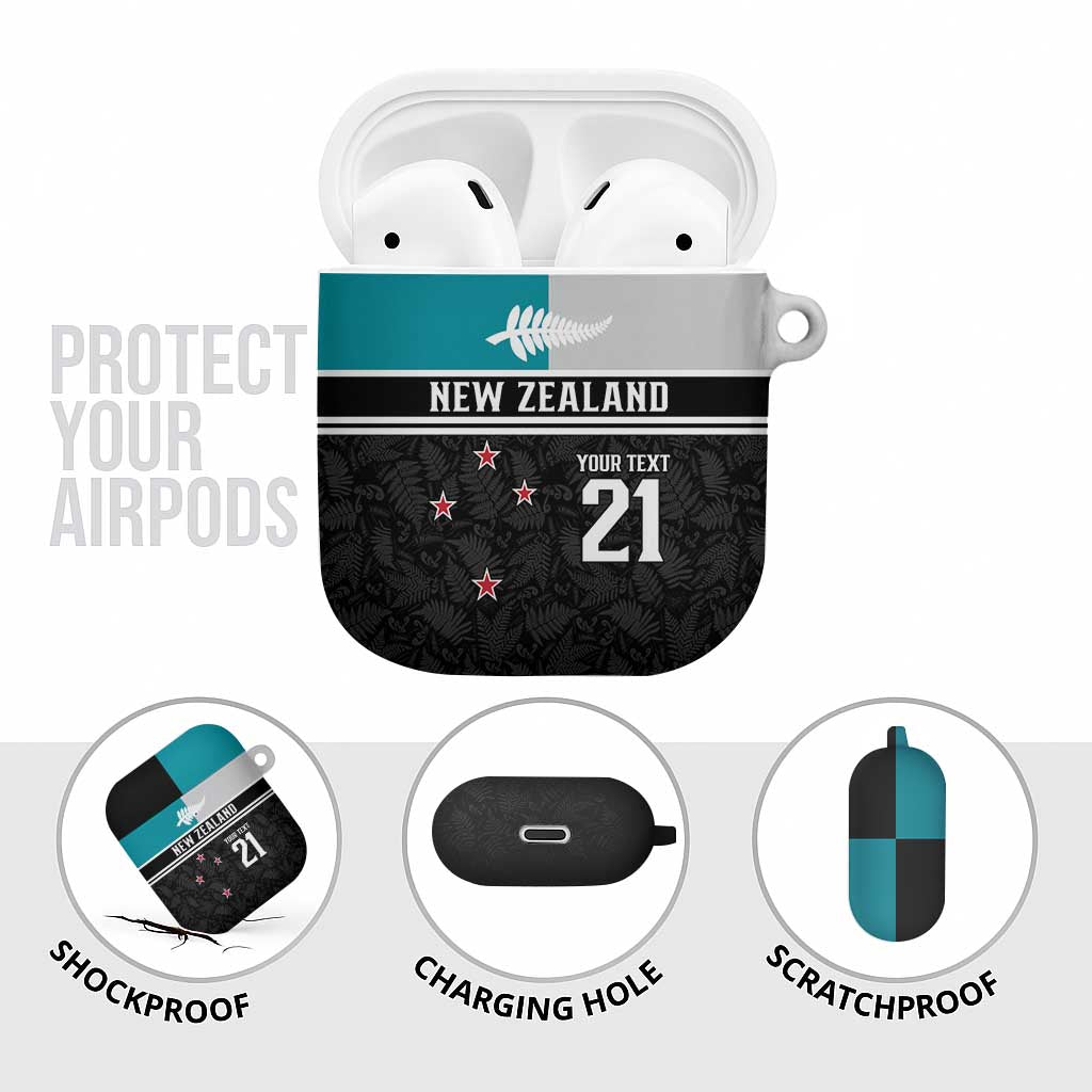 Custom NZ Cricket Pride AirPods Case Silver Fern Fan Supporter Apparel - Aussie Hoodie