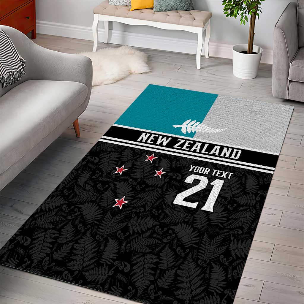 Custom NZ Cricket Pride Area Rug Silver Fern Fan Supporter Apparel - Aussie Hoodie