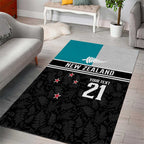 Custom NZ Cricket Pride Area Rug Silver Fern Fan Supporter Apparel - Aussie Hoodie